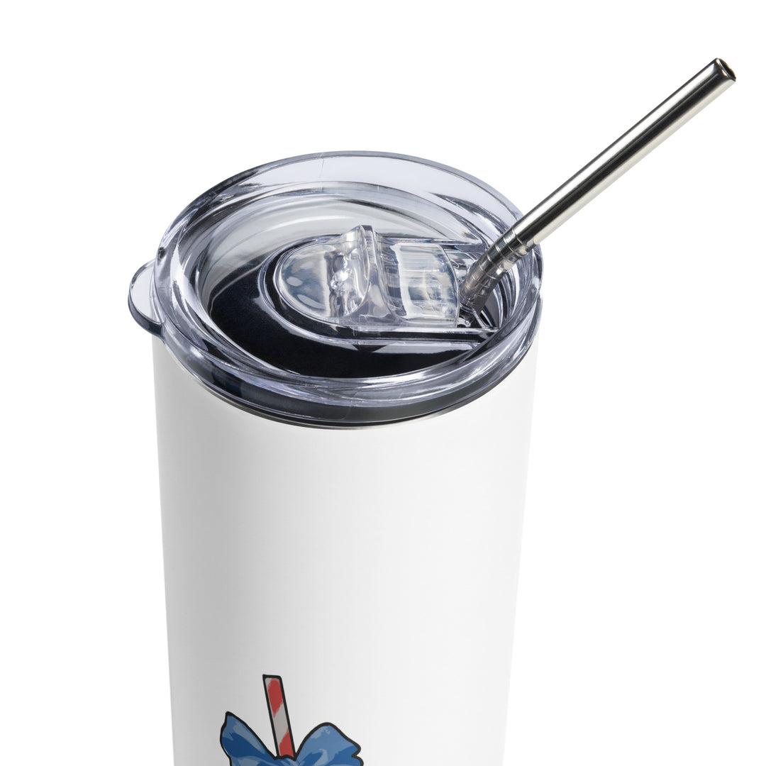 "For the Haters" Bow stainless steel tumbler